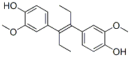 3,4-bis(3'-methoxy-4'-hydroxyphenyl)-3-hexene Struktur