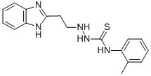 2-(2-(1H-Benzimidazol-2-yl)ethyl)-N-(2-methylphenyl)hydrazinecarbothio amide Struktur