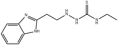 2-(2-(1H-Benzimidazol-2-yl)ethyl)-N-ethylhydrazinecarbothioamide Struktur