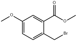 2-BROMOMETHYL-5-METHOXY-BENZOIC ACID METHYL ESTER Struktur