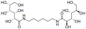 N,N'-hexane-1,6-diylbis-D-gluconamide Struktur