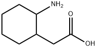 Cyclohexaneacetic  acid,  2-amino- Struktur