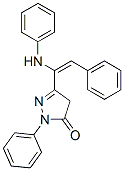 alpha-anilinobenzylidene-methyl-1-phenyl-2-pyrazolin-5-one Struktur