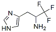 1H-Imidazole-4-ethanamine,  -alpha--(trifluoromethyl)-  (9CI) Struktur