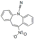 10-nitro-5H-dibenz[b,f]azepine-5-carbonitrile Struktur