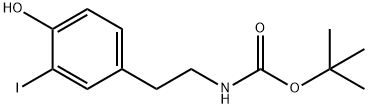 N-tert-Butoxycarbonyl 3-IodotyraMine Struktur