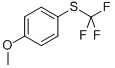 1-METHOXY-4-TRIFLUOROMETHYLSULFANYL-BENZENE Struktur