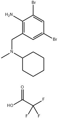 trifluoroacetylbromhexine Struktur