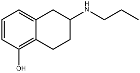 rac-5,6,7,8-Tetrahydro-6-(propylamino)-1-naphthalenol Struktur