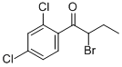 2-Bromo-1-(2,4-dichlorophenyl)butan-1-one  Struktur