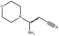 3-AMINO-3-MORPHOLINOACRYLONITRILE Struktur