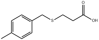 3-(4-METHYL-BENZYLSULFANYL)-PROPIONIC ACID Struktur