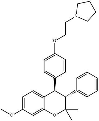 Levormeloxifene Struktur