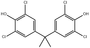 TETRACHLOROBISPHENOL A Struktur