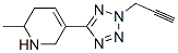 Pyridine, 1,2,3,6-tetrahydro-2-methyl-5-[2-(2-propynyl)-2H-tetrazol-5-yl]- (9CI) Struktur