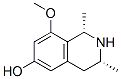 6-Isoquinolinol,1,2,3,4-tetrahydro-8-methoxy-1,3-dimethyl-,(1S-cis)-(9CI) Struktur