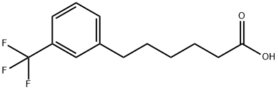 6-(3-TrifluoroMethylphenyl)hexanoic acid Struktur