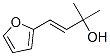 3-Buten-2-ol,4-(2-furanyl)-2-methyl-,(3E)-(9CI) Struktur