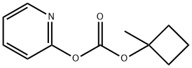 Carbonic acid, 1-methylcyclobutyl 2-pyridinyl ester (9CI) Struktur