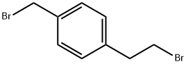 4-(2-broMoethyl)-1-(broMoMethyl)benzene Struktur