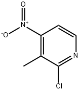 2-chloro-3-Methyl-4-nitropyridine Struktur