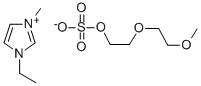 1-ETHYL-3-METHYLIMIDAZOLIUM 2-(2-METHOXYETHOXY)ETHYL SULFATE Struktur