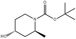 1-Piperidinecarboxylicacid,4-hydroxy-2-methyl-,1,1-dimethylethylester,(2S,4R)-(9CI) Struktur