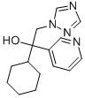 1-CYCLOHEXYL-1-(3-PYRIDINYL)-2-(1H-1,2,4-TRIAZOL-1-YL)ETHANOL Struktur