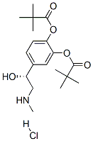 (R)-3,4-Di-O-pivaloylepinephrine hydrochloride Struktur