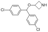 3-[BIS(4-CHLOROPHENYL)METHOXY]-AZETIDINE Struktur