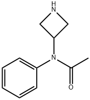 Acetamide,  N-3-azetidinyl-N-phenyl- Struktur