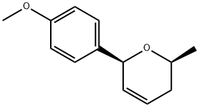 2H-Pyran,3,6-dihydro-6-(4-methoxyphenyl)-2-methyl-,(2S,6S)-(9CI) Struktur