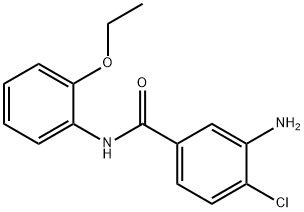 3-amino-4-chloro-N-(2-ethoxyphenyl)benzamide Struktur