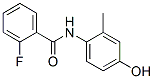 Benzamide, 2-fluoro-N-(4-hydroxy-2-methylphenyl)- (9CI) Struktur