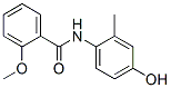 Benzamide, N-(4-hydroxy-2-methylphenyl)-2-methoxy- (9CI) Struktur