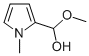 1H-Pyrrole-2-methanol,alpha-methoxy-1-methyl-(9CI) Struktur