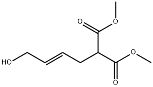 Dimethyl (4-hydroxy-2-butenyl) malonate Struktur