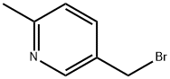 5-BROMOMETHYL-2-METHYL-PYRIDINE Struktur