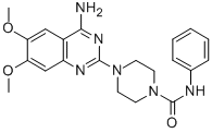 1-Piperazinecarboxamide, 4-(4-amino-6,7-dimethoxy-2-quinazolinyl)-N-ph enyl- Struktur