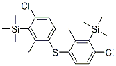 Chloro(trimethylsilyl)methylphenyl sulfide Struktur