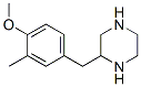 Piperazine, 2-[(4-methoxy-3-methylphenyl)methyl]- (9CI) Struktur