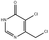 5-CHLORO-6-(CHLOROMETHYL)PYRIMIDIN-4(3H)-ONE Struktur