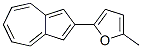 Furan, 2-(2-azulenyl)-5-methyl- (9CI) Struktur