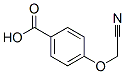 Benzoic acid, 4-(cyanomethoxy)- (9CI) Struktur