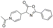 Pyridine,  1-acetyl-4-(4,5-dihydro-5-oxo-2-phenyl-4-oxazolyl)-1,4-dihydro-  (9CI) Struktur