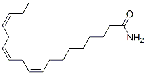 (9Z,12Z,15Z)-9,12,15-octadecatrienamide Struktur