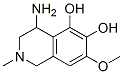 5,6-Isoquinolinediol, 4-amino-1,2,3,4-tetrahydro-7-methoxy-2-methyl- (9CI) Struktur