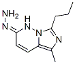 Imidazo[1,5-b]pyridazin-2(1H)-one, 5-methyl-7-propyl-, hydrazone (9CI) Struktur