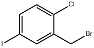 2-(BROMOMETHYL)-1-CHLORO-4-IODOBENZENE Struktur