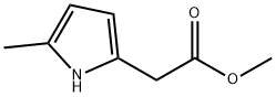 Methyl 5-methyl-1H-pyrrole-2-acetate Struktur